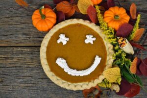 Braces friendly pumpkin pie