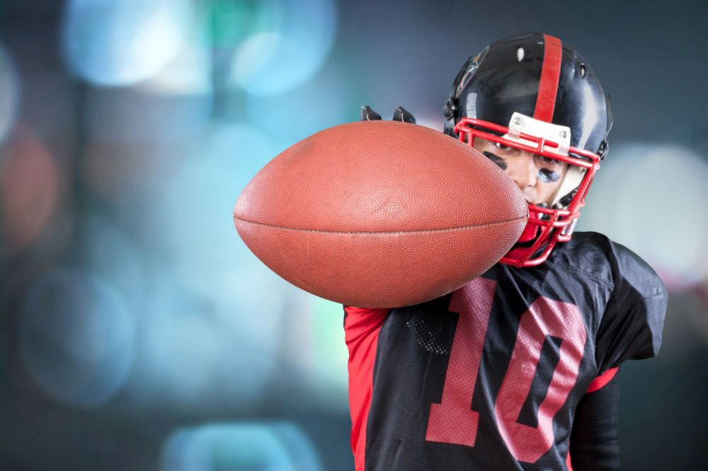 Playing football with braces