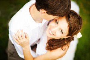 Bride with a perfect smile