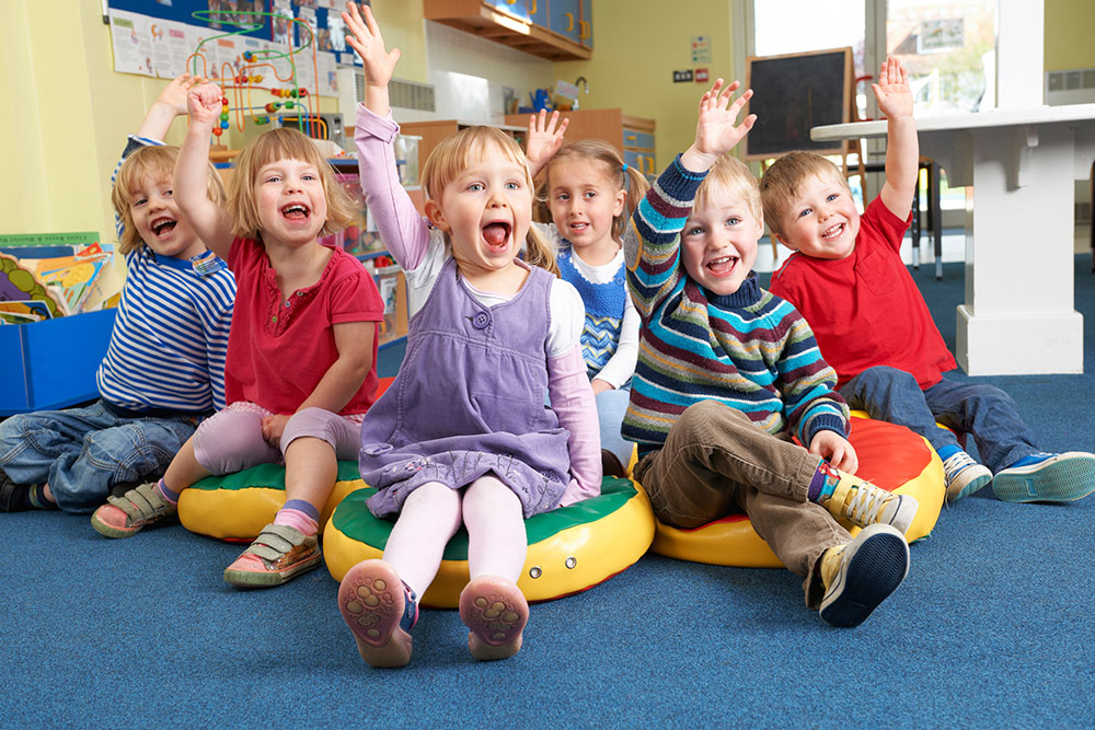 Children asking questions about dental health